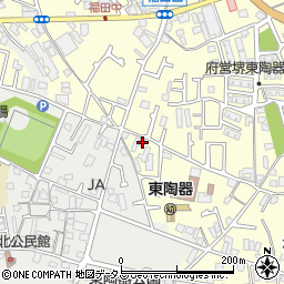 大阪府堺市中区福田333周辺の地図
