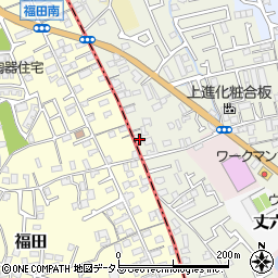 大阪府堺市東区草尾335周辺の地図