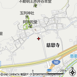 奈良県桜井市慈恩寺周辺の地図