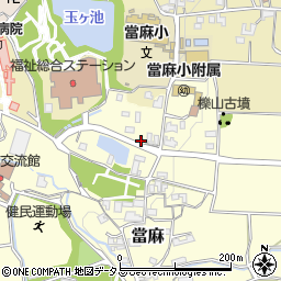 奈良県葛城市當麻733周辺の地図