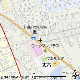 大阪府堺市東区草尾702-1周辺の地図