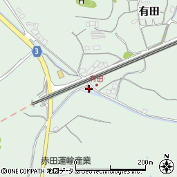 有田公民館周辺の地図