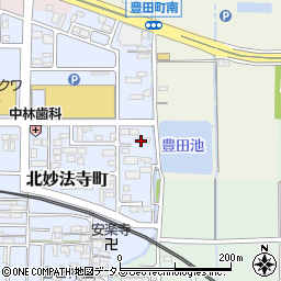 奈良県橿原市北妙法寺町132周辺の地図