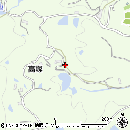 兵庫県淡路市久留麻高塚1428周辺の地図