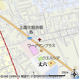 大阪府堺市東区草尾700-2周辺の地図