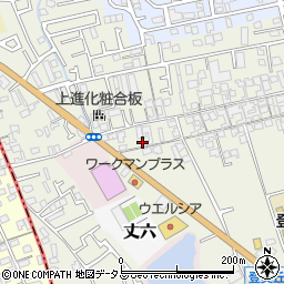大阪府堺市東区草尾699周辺の地図