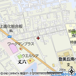 大阪府堺市東区草尾671周辺の地図