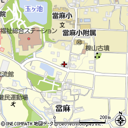 奈良県葛城市當麻588周辺の地図