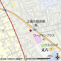 大阪府堺市東区草尾342-28周辺の地図