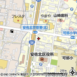 鴎州塾可部校周辺の地図