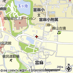 奈良県葛城市當麻586-1周辺の地図