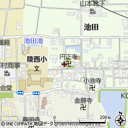 奈良県大和高田市池田125周辺の地図