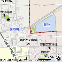 奈良県香芝市鎌田259-1周辺の地図