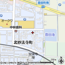 奈良県橿原市北妙法寺町680周辺の地図