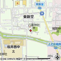 奈良県桜井市東新堂267周辺の地図