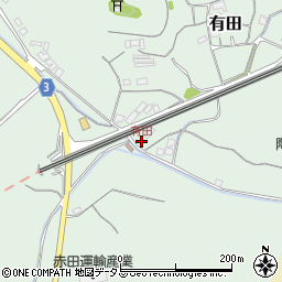 有田周辺の地図