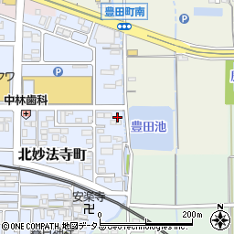 奈良県橿原市北妙法寺町133-2周辺の地図