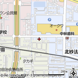 奈良県橿原市北妙法寺町562周辺の地図