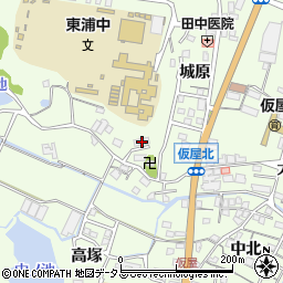 兵庫県淡路市久留麻高塚1805周辺の地図