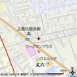 大阪府堺市東区草尾700-4周辺の地図