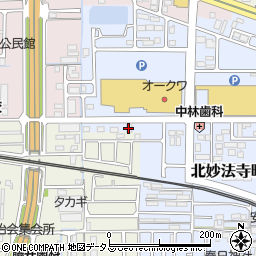 奈良県橿原市北妙法寺町563周辺の地図