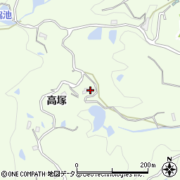 兵庫県淡路市久留麻高塚1429周辺の地図