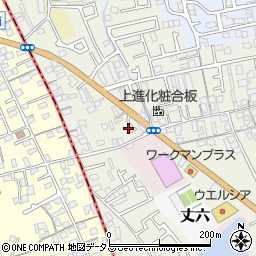大阪府堺市東区草尾342-14周辺の地図