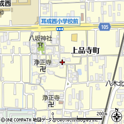 奈良県橿原市上品寺町175-1周辺の地図
