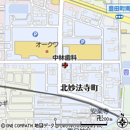 奈良県橿原市北妙法寺町647周辺の地図