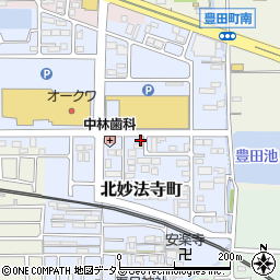 奈良県橿原市北妙法寺町655周辺の地図