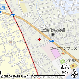大阪府堺市東区草尾352周辺の地図