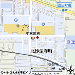 奈良県橿原市北妙法寺町653周辺の地図