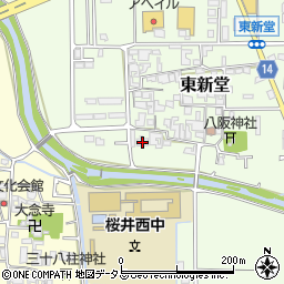 奈良県桜井市東新堂240周辺の地図