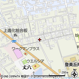 大阪府堺市東区草尾695周辺の地図