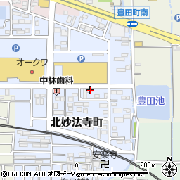 奈良県橿原市北妙法寺町674周辺の地図