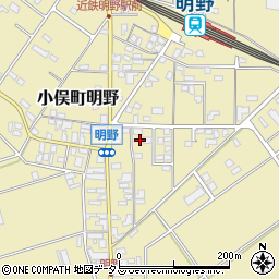 三重県伊勢市小俣町明野1446周辺の地図