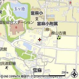 奈良県葛城市當麻589-1周辺の地図