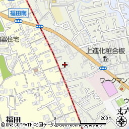 大阪府堺市東区草尾346周辺の地図