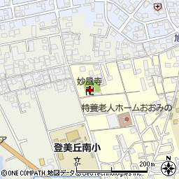 妙風寺周辺の地図