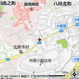 セガミ薬局堺小阪店周辺の地図