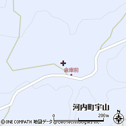 広島県東広島市河内町宇山1491周辺の地図