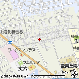 大阪府堺市東区草尾693周辺の地図