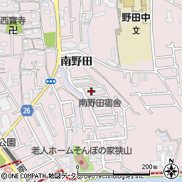 〒599-8124 大阪府堺市東区南野田の地図