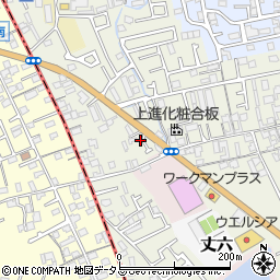 大阪府堺市東区草尾342-11周辺の地図