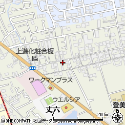 大阪府堺市東区草尾697周辺の地図