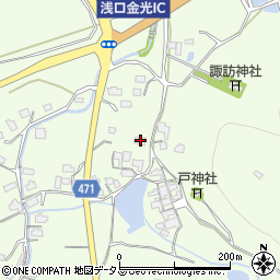 岡山県浅口市金光町佐方2542周辺の地図