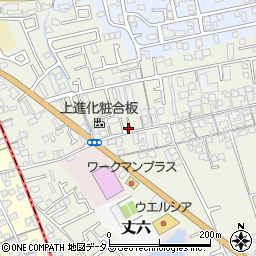 大阪府堺市東区草尾707-5周辺の地図