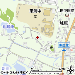 兵庫県淡路市久留麻高塚2598周辺の地図