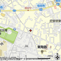 大阪府堺市中区福田524周辺の地図