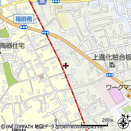 大阪府堺市東区草尾334-1周辺の地図